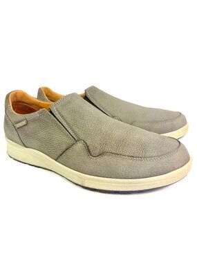 Men's Mephisto 'Valter' Light Grey Slip On Loafer Shoes Size 13 M Perforated